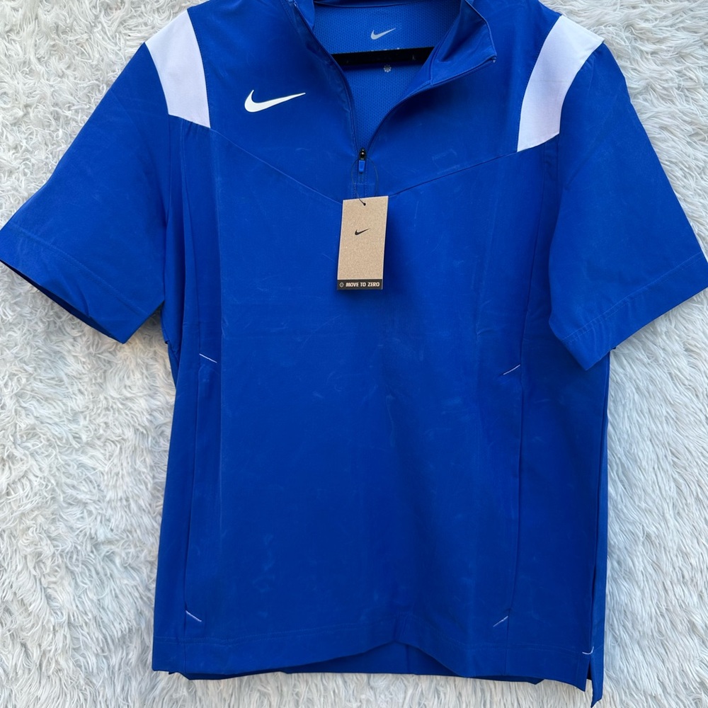Nike x Sportswear Trend Oversized Work Shirt blue DJ5113-496 Men’s Size M